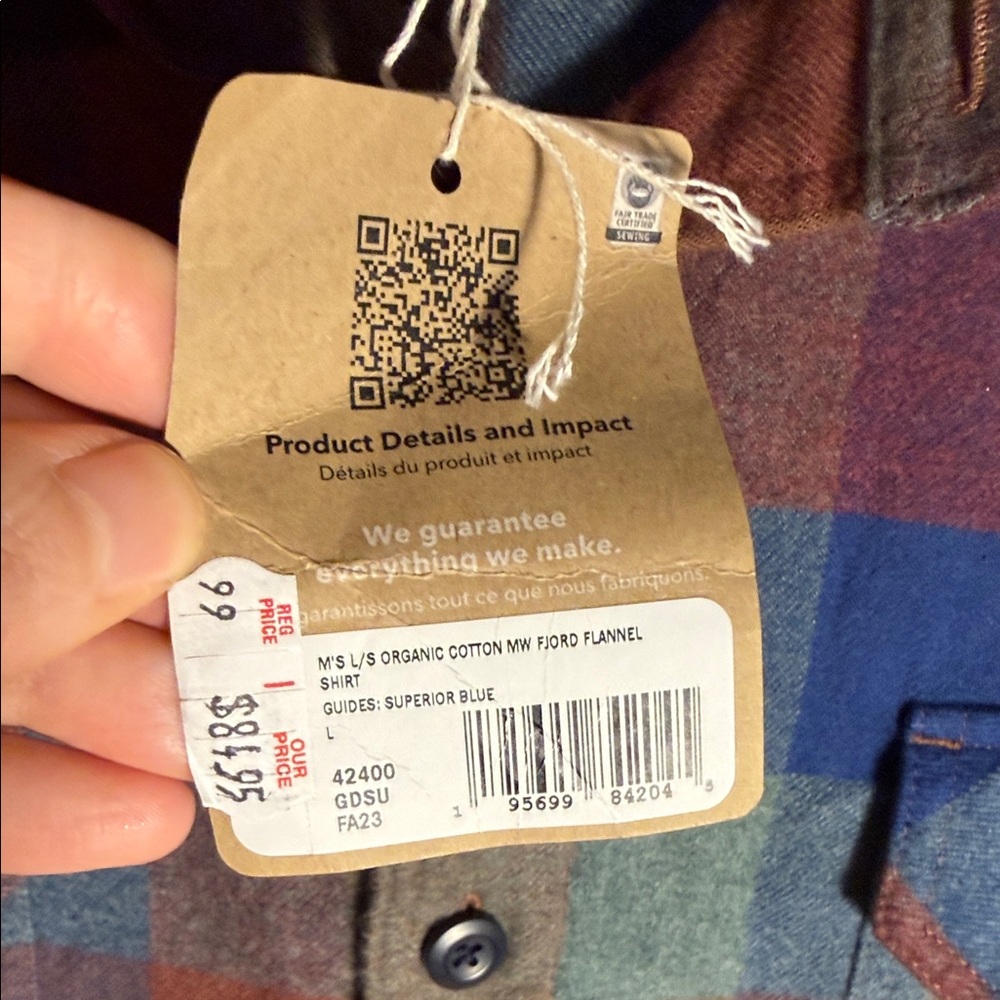 Patagonia Men's Plaid Flannel Shirt - Multi-Color Large - Picture 3 of 11